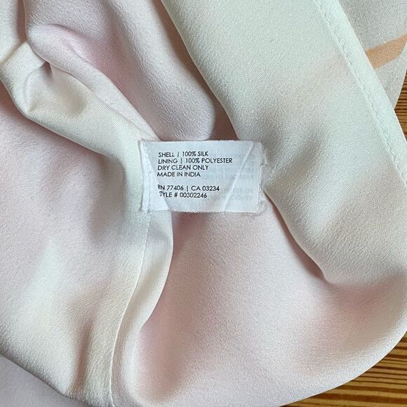 Club Monaco silk stripe mini skirt. Size 12. - Picture 8 of 8